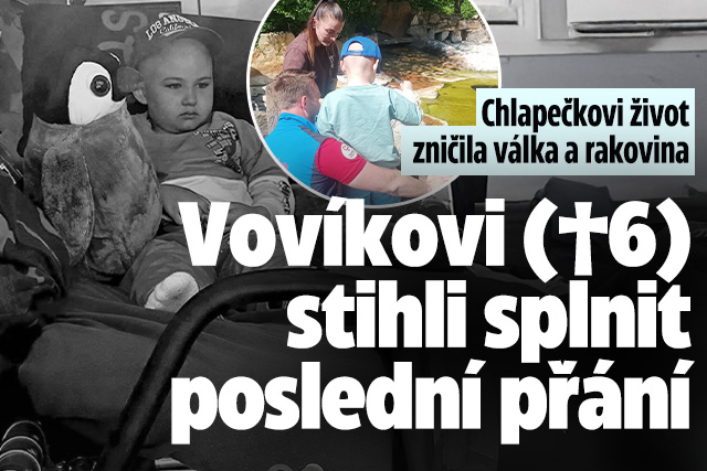 Tučňáci mají anděla: Malý Vova si před smrtí splnil sen