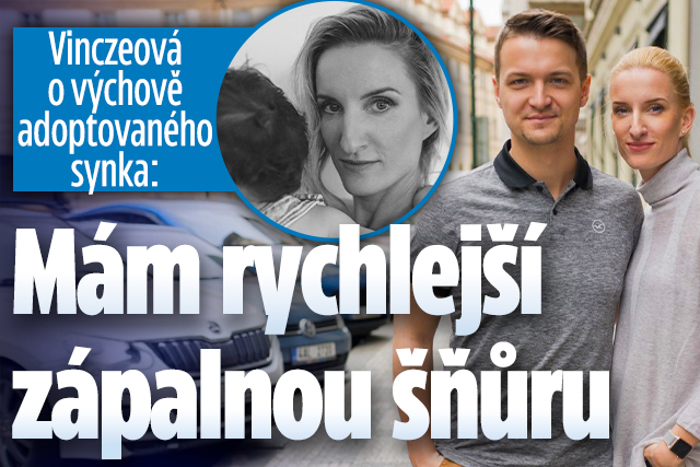 Banner ke žhavému tématu: Vinczeová o výchově synka: Mám ...