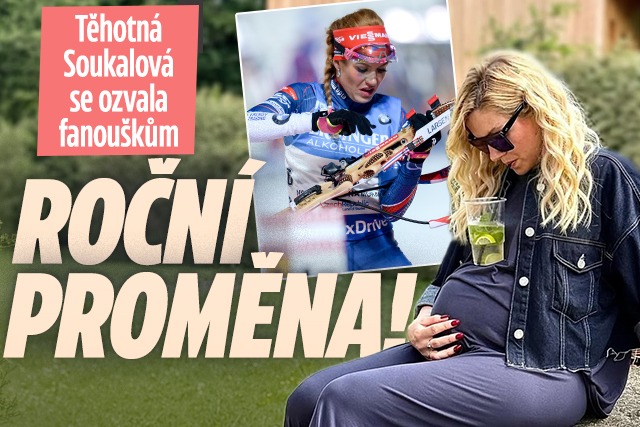 Banner ke žhavému tématu: Těhotná Soukalová se ozvala fanouškům: ...