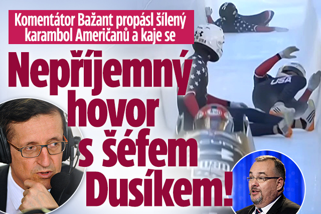 Banner ke žhavému tématu: Komentátor Bažant prošvihl karambol: ...