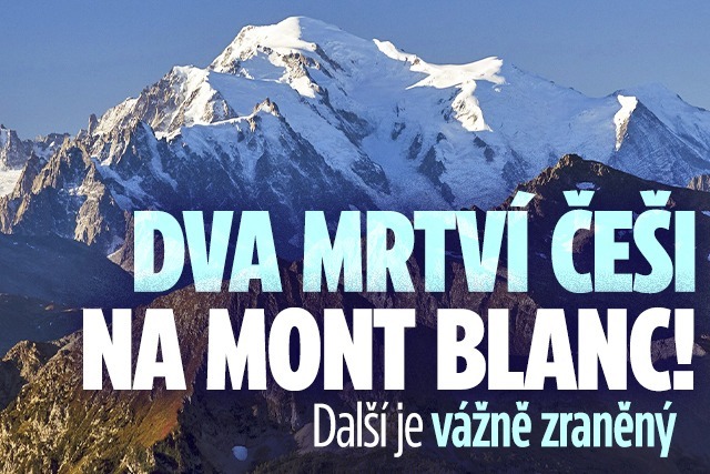 Banner ke žhavému tématu: Při výstupu na Mont Blanc zemřeli dva ...