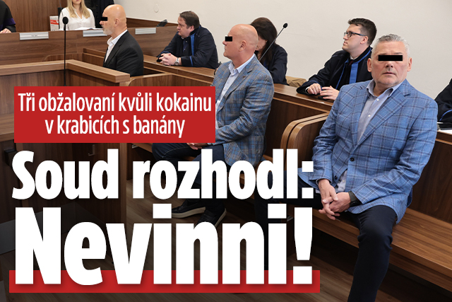 Kokain v krabicích s banány? Soud osvobodil obžalované!