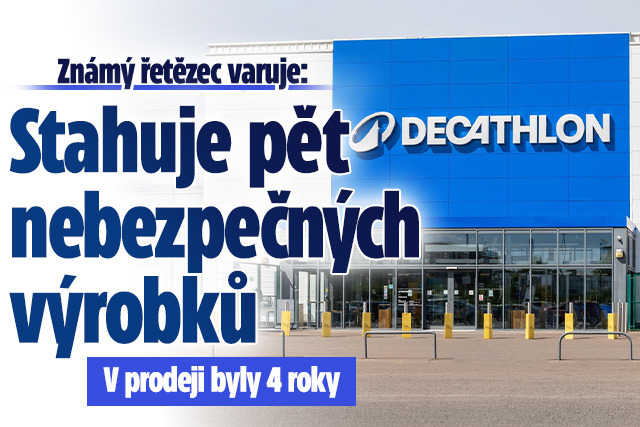 Banner ke žhavému tématu: Decathlon stahuje nebezpečné produkty: ...