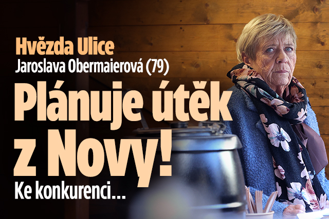 Banner ke žhavému tématu: Hvězda Ulice Jaroslava Obermaierová: ...