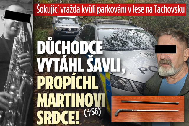 Důchodce vytáhl šavli z hole, propíchl Martinovi srdce! 