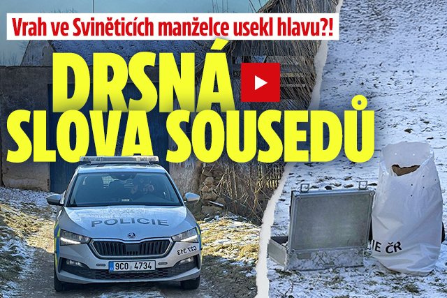 Banner ke žhavému tématu: Vrah ve Sviněticích ženě usekl hlavu? ...