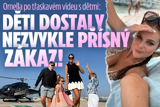 Banner ke žhavému tématu: Ornella po třaskavém videu s dětmi: ...
