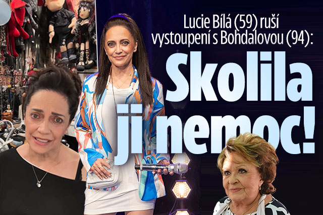 Bílá ruší vystoupení s Bohdalovou: Skolila ji nemoc!