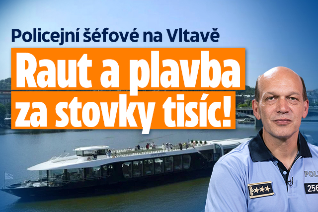 Banner ke žhavému tématu: Policejní šéfové na Vltavě: Raut a ...