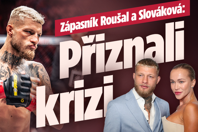 Banner ke žhavému tématu: Zápasník Roušal a Slováková: Přiznali ...