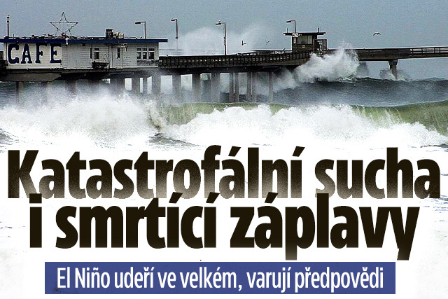 Banner ke žhavému tématu: Katastrofální sucha i záplavy. ...