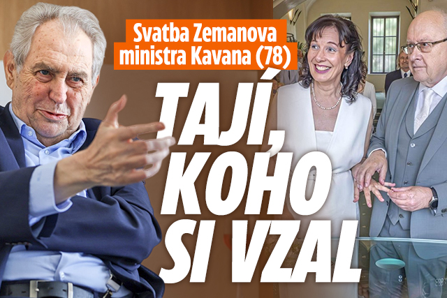 Svatba Zemanova ministra Kavana: Tají, koho si vzal