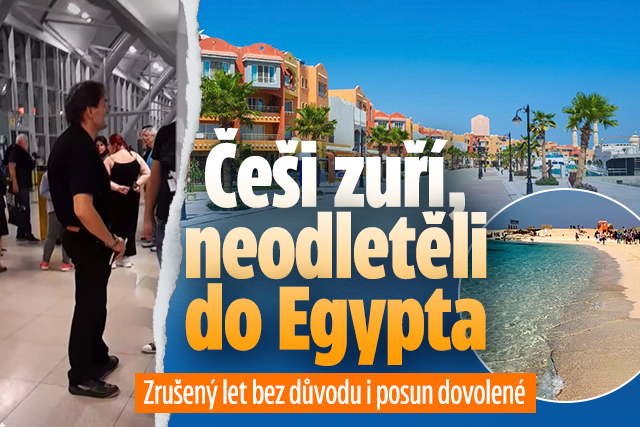 Češi zuří, neodletěli do Egypta: Zrušený let bez důvodu