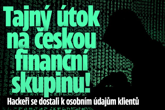 Banner ke žhavému tématu: Útok na českou finanční skupinu! ...
