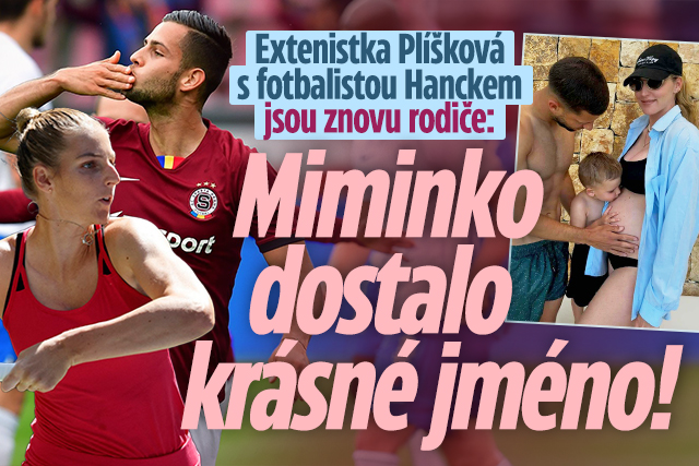 Banner ke žhavému tématu: Extenistka Plíšková: Druhý kluk! S ...