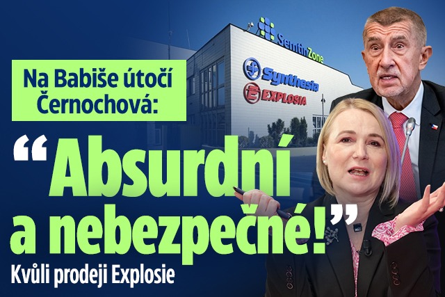 Banner ke žhavému tématu: „Nebezpečné!“ Černochová útočí kvůli ...