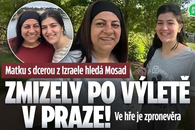 Banner ke žhavému tématu: Matku s dcerou z Izraele hledá Mosad: ...