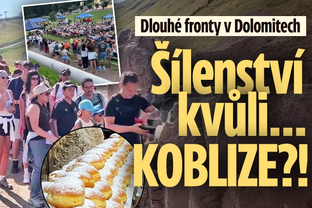 Banner ke žhavému tématu: Dlouhé fronty v Dolomitech: Šílenství ...