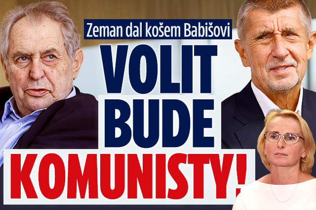 Banner ke žhavému tématu: Zeman dal košem Babišovi: Volit bude ...