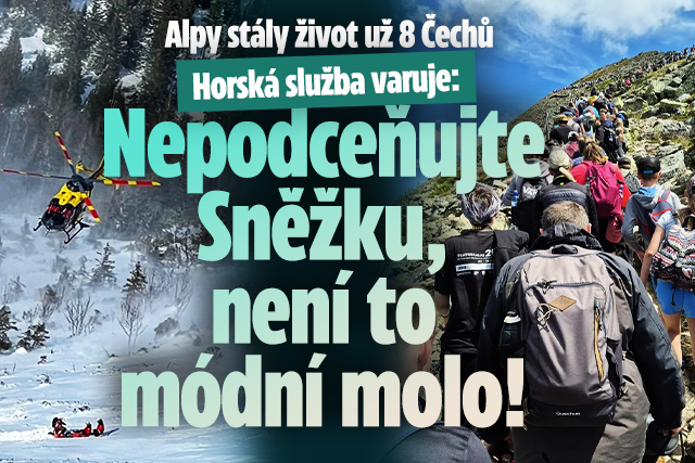 Banner ke žhavému tématu: Alpy stály život už 8 Čechů. Horská ...