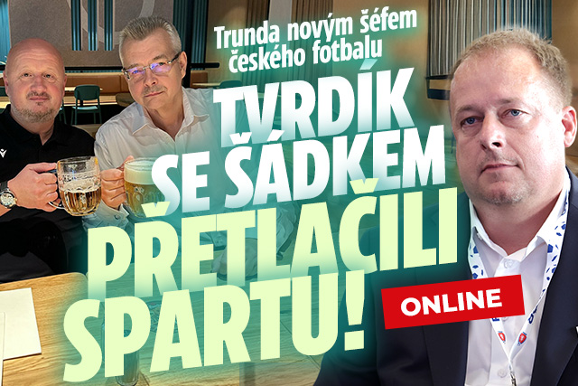 Trunda šéfem fotbalu: Tvrdík se Šádkem přetlačili Spartu 