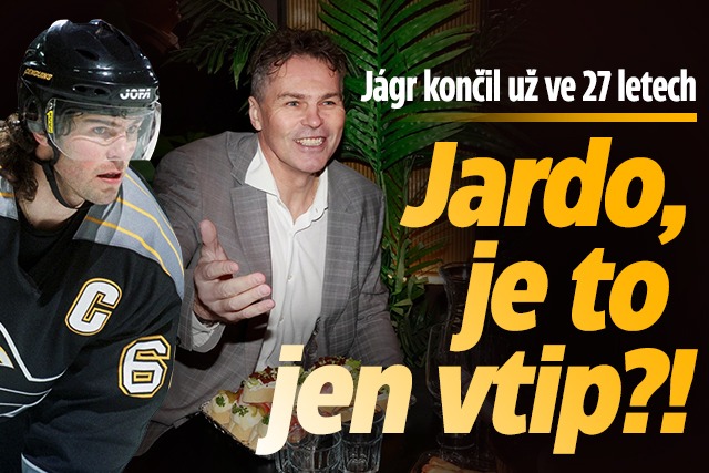 Banner ke žhavému tématu: Jágr končil už ve 27 letech. Je to jen ...