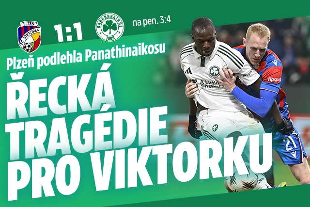 Banner ke žhavému tématu: Plzeň - Panathinaikos 1:1. Viktoria ...