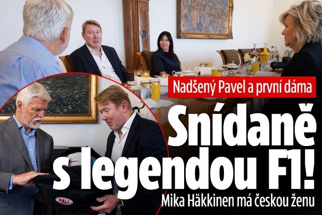 Banner ke žhavému tématu: Nadšený Pavel a první dáma: Snídaně s ...