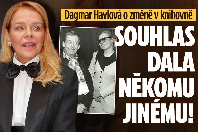 Banner ke žhavému tématu: Dagmar Havlová o změně v knihovně: ...