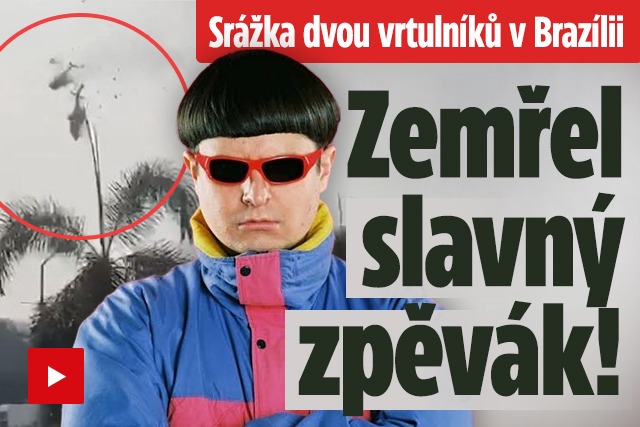 Banner ke žhavému tématu: Srážka dvou vrtulníků v Brazílii: ...