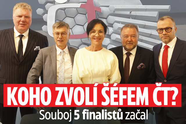 Koho zvolí šéfem ČT? Televizní rada vybírá z 5 finalistů 