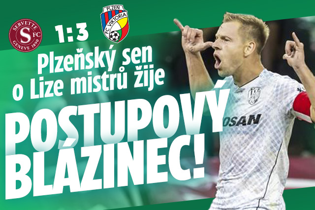 Plzeňský sen o Lize mistrů žije: Postupový blázinec!