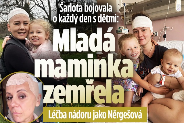 Banner ke žhavému tématu: Zemřela maminka Šarlota, bojovala s ...