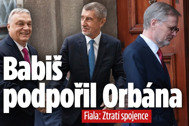 Banner ke žhavému tématu: Babiš před maďarskými volbami: Podpořil ...