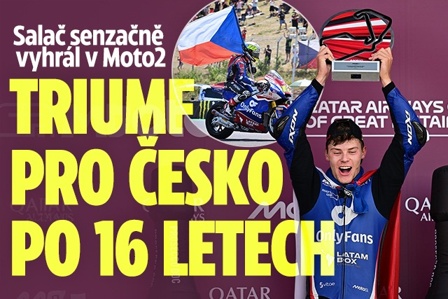 Banner ke žhavému tématu: Salač senzačně vyhrál v Moto2: Triumf ...