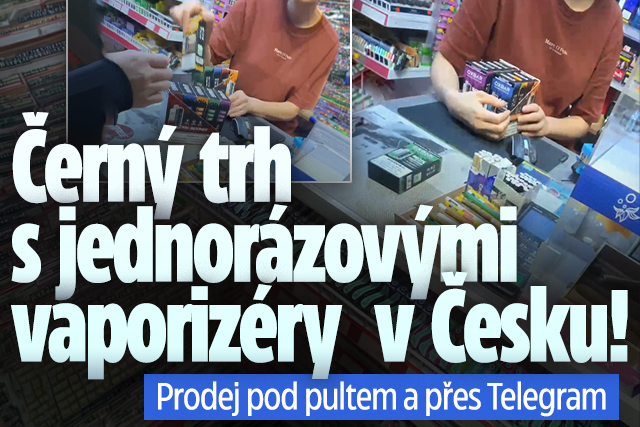 Banner ke žhavému tématu: Černý trh s vaporizéry v Česku: ...