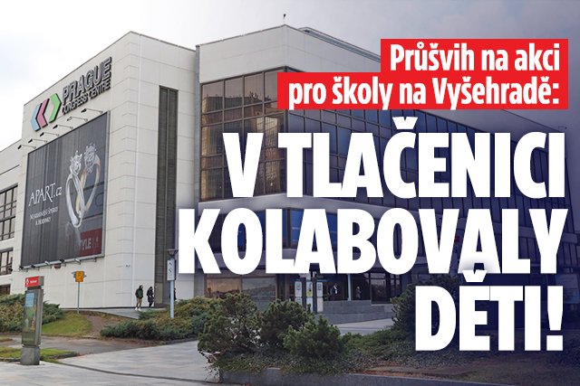 Banner ke žhavému tématu: Děti omdlévaly v tlačenici na akci pro ...