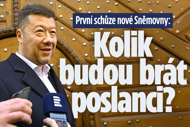 Banner ke žhavému tématu: První schůze nové Sněmovny: Kolik budou ...