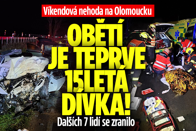 Banner ke žhavému tématu: Nehodu na Olomoucku nepřežila teprve ...