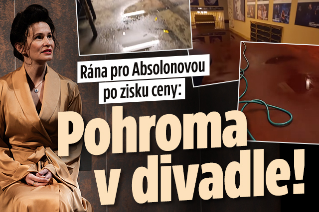 Monika Absolonová v šoku po zisku ceny: Pohroma v divadle!