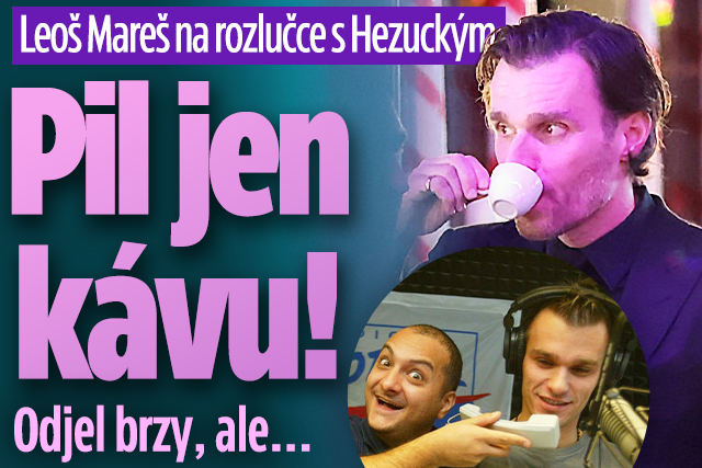 Banner ke žhavému tématu: Leoš Mareš na rozlučce s Hezuckým: Pil ...
