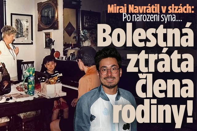 Banner ke žhavému tématu: Mirai Navrátil v slzách: Bolestná ...