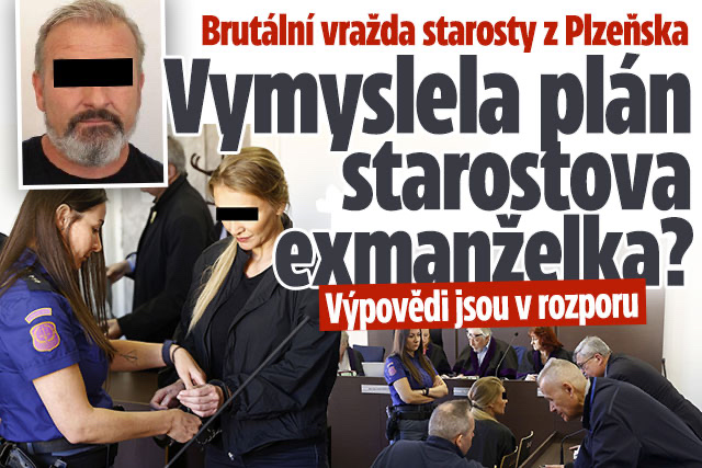 Vražda starosty z Plzeňska: Vymyslela plán jeho exmanželka?