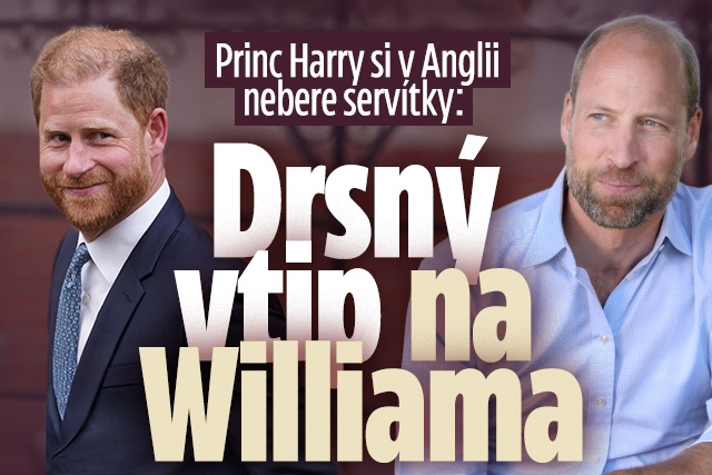 Banner ke žhavému tématu: Harry si v Anglii nebere servítky: ...