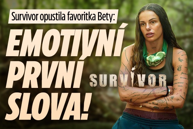 Banner ke žhavému tématu: Survivor opustila favoritka Bety: ...