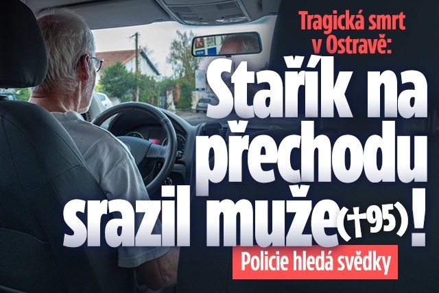 Banner ke žhavému tématu: Stařík na přechodu v Ostravě srazil ...