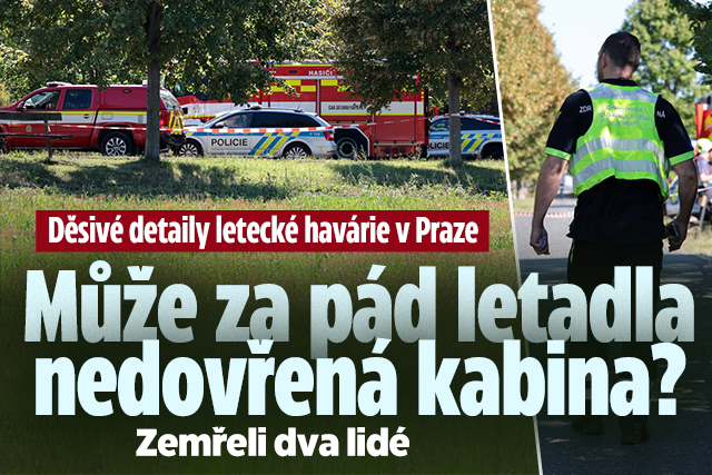 Banner ke žhavému tématu: Pád letadla v Praze: Hrozivé detaily
