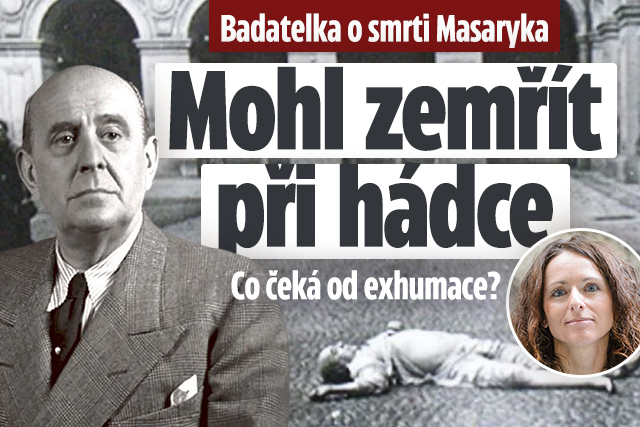 Banner ke žhavému tématu: Badatelka o smrti Masaryka: Mohl zemřít ...