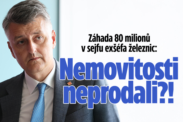 Banner ke žhavému tématu: Záhada milionů exšéfa správy železnic: ...