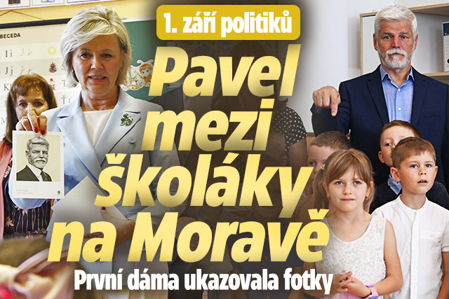 Banner ke žhavému tématu: 1. září politiků: Pavla mezi školáky ...